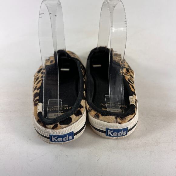 Kate Spade x keds slip on athletic shoes women’s 8 animal cheetah print backless - Picture 7 of 11